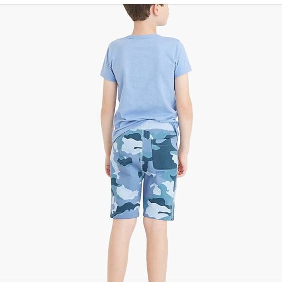 NWT J. Crew Crewcuts Boy's Pull-On Blue Camouflage Shorts - Picture 5 of 9